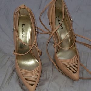 Bebe lace up shoes